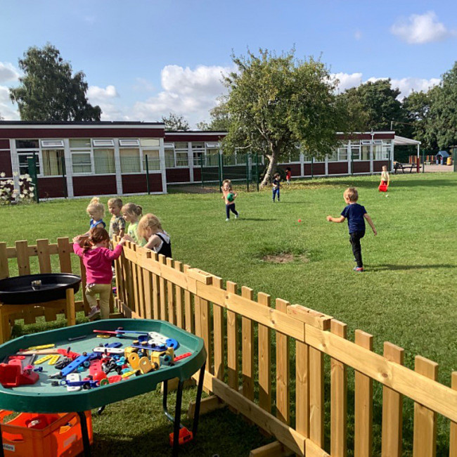Children playing outside