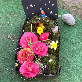 An Easter garden