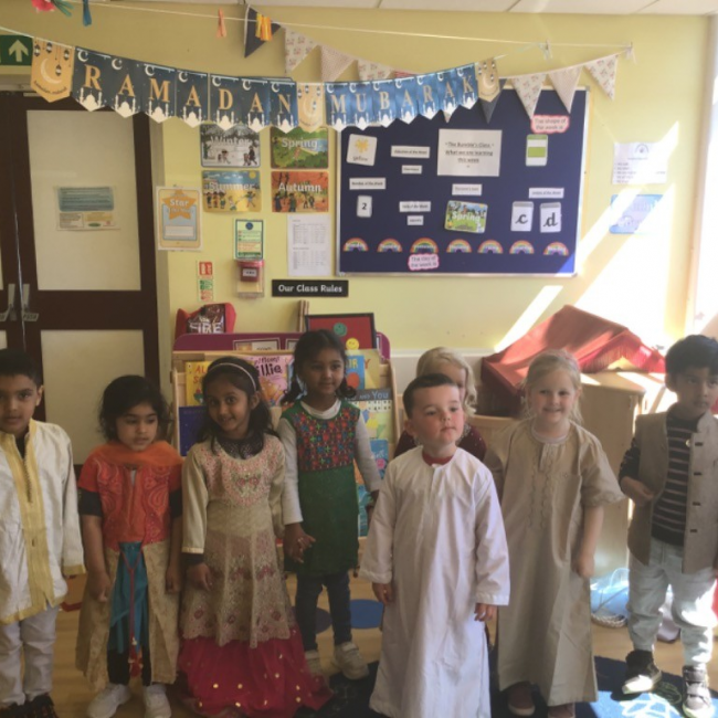 Dressing up in traditional Indian clothing