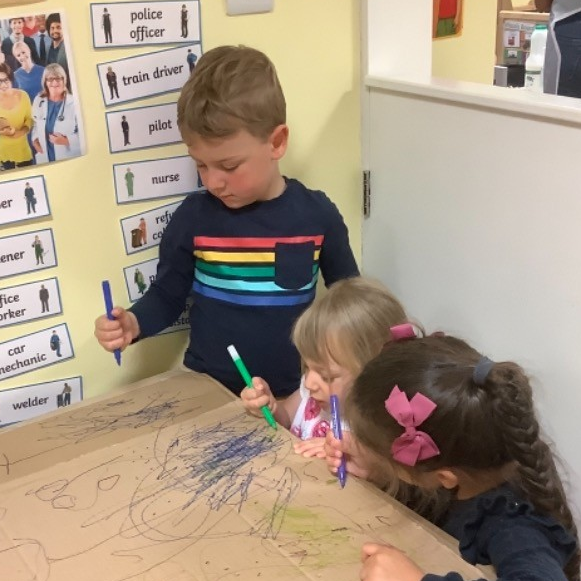 Children colouring