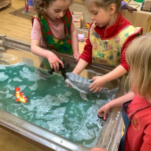Children playing. 