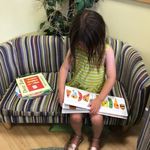 A child reading