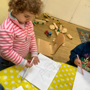 Child drawing