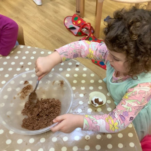 Making cakes
