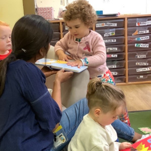 Children reading