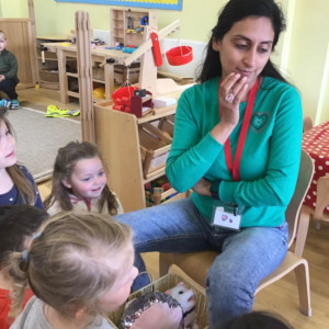 Children reading