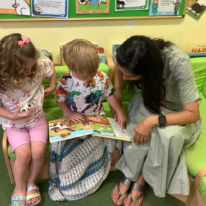 Children reading