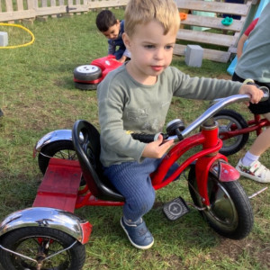child on a bike