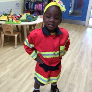 A child in fancy dress