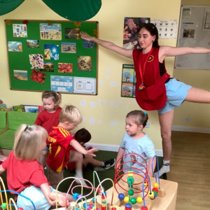 Children dancing