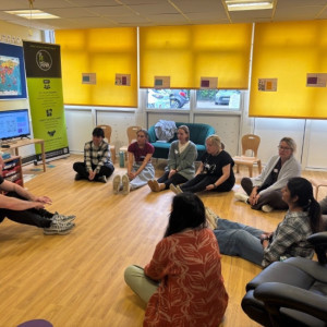 Leaders at a training event 