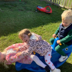 Children playing outside