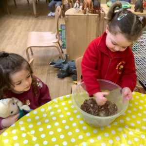 Making cakes