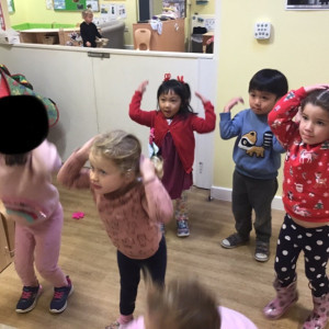 Children dancing
