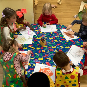 Children colouring