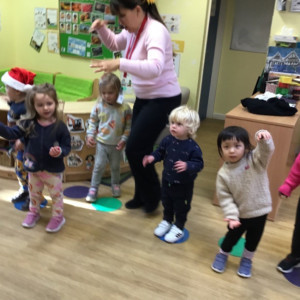 Children dancing