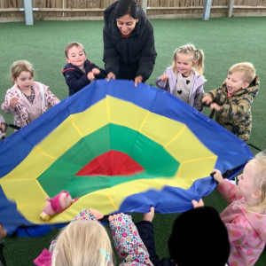 Children playing outside