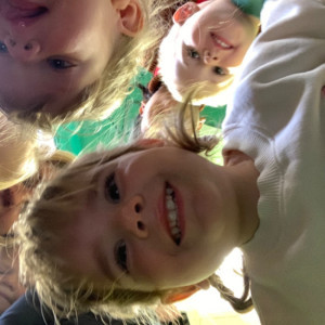 Children playing outside