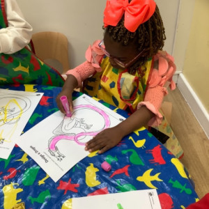 Child drawing