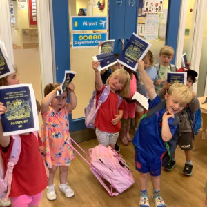 Children with passports