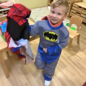 A child in fancy dress