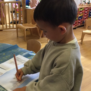 Child drawing