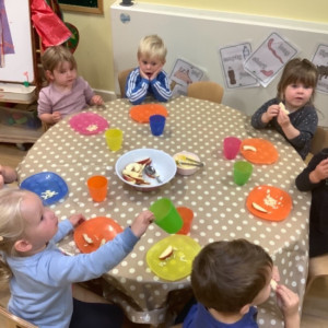 Children eating