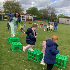 Children playing games