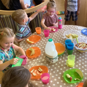 Children eating