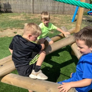 Children playing. 