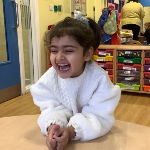 Child laughing