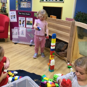 Children building blocks