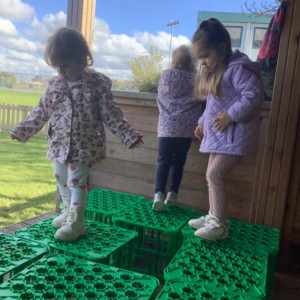 Children playing outside