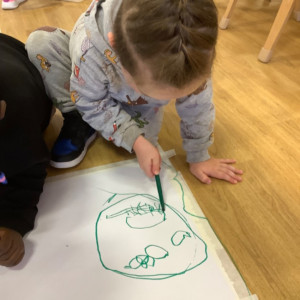 Child drawing