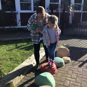 Children playing outside