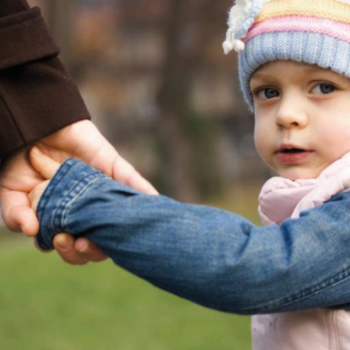 Child with a parent