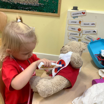 Boy and a teddy