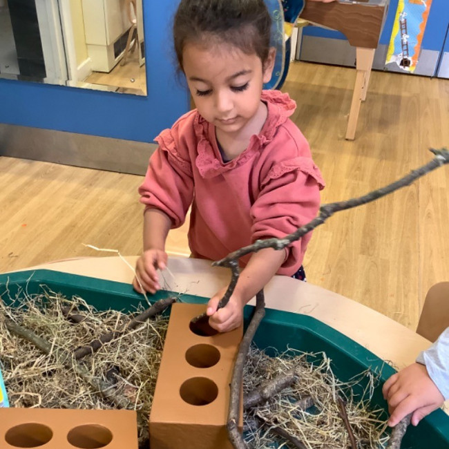 Playing with sticks