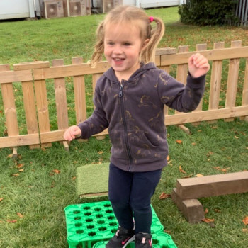 Girl playing