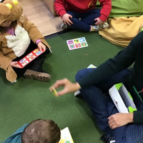 Children playing games