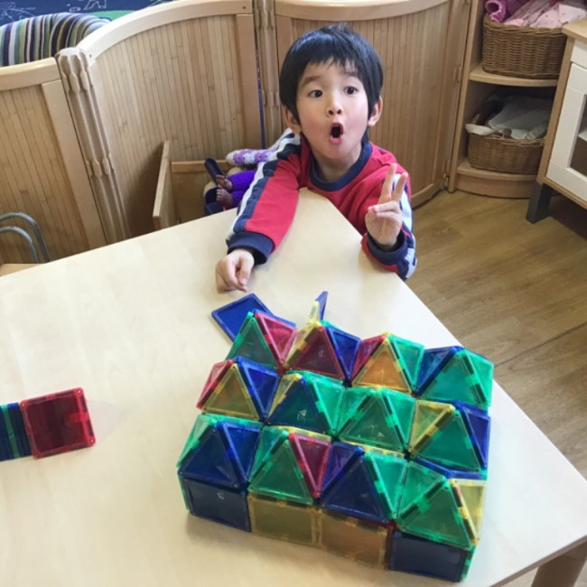 child with toys