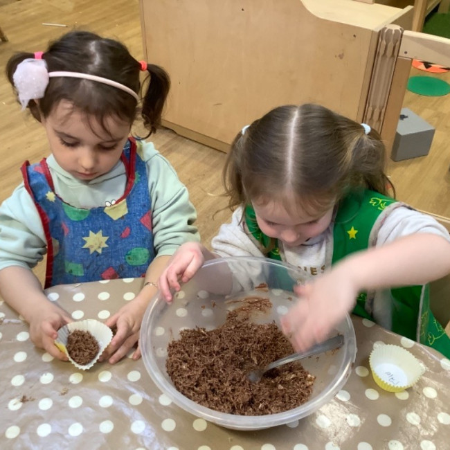 Making cakes