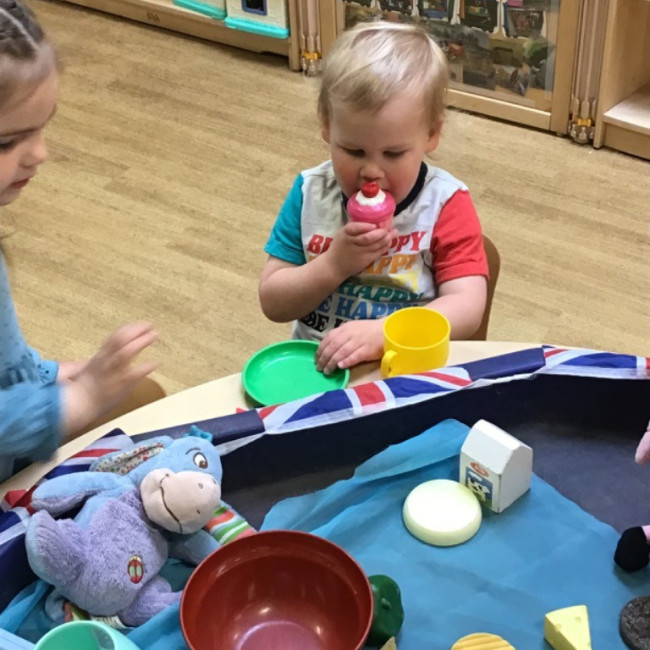 Child playing