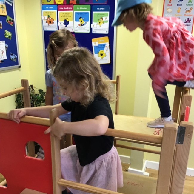 Children climbing 