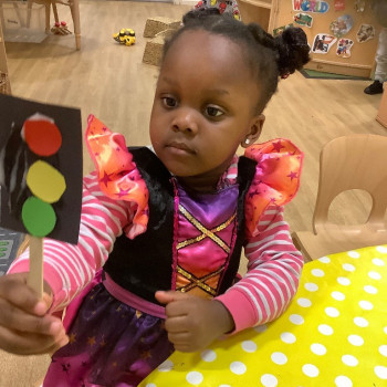 Child with a craft