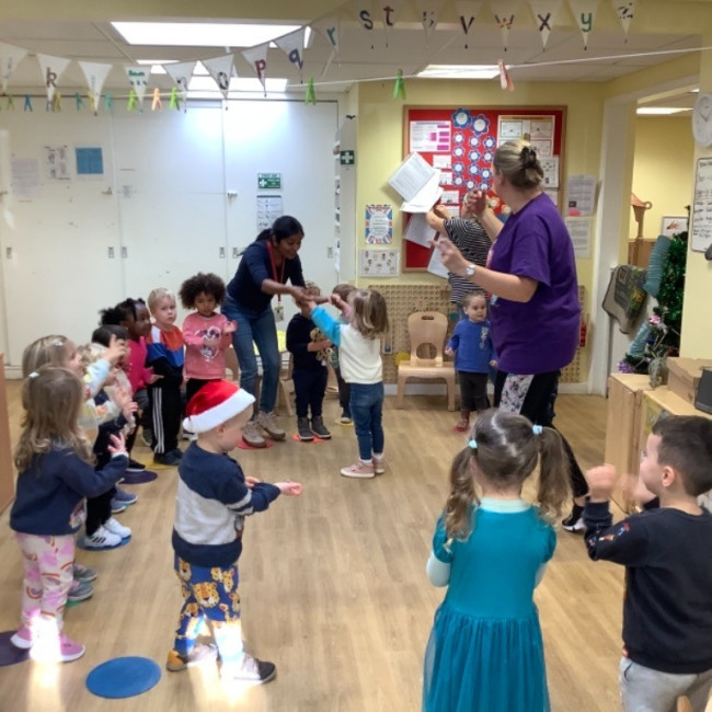 Children dancing