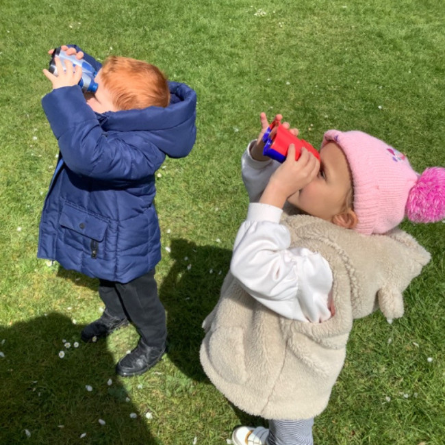 Children exploring