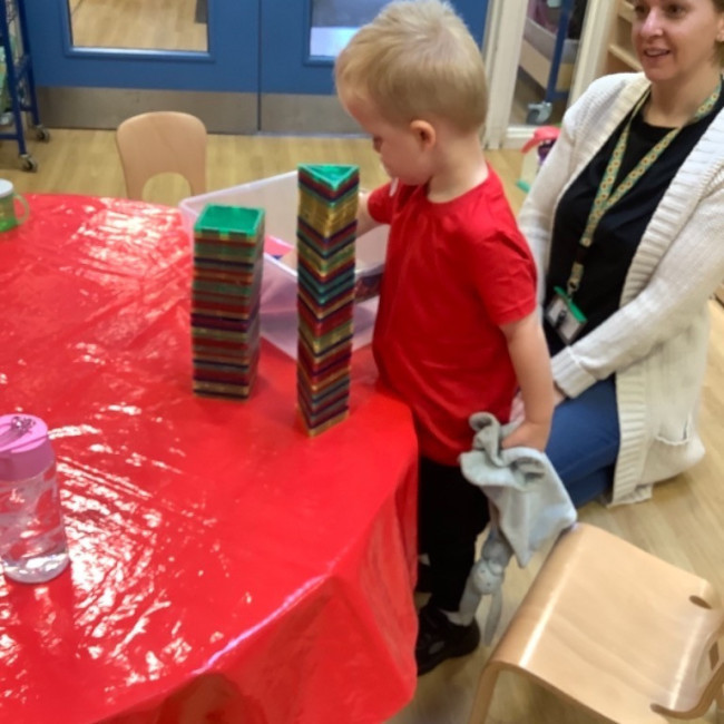 Children playing with toys