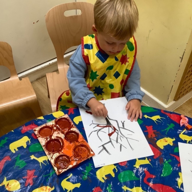 Child drawing