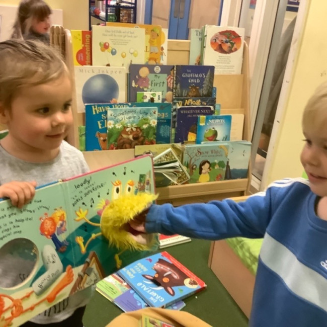 Children reading